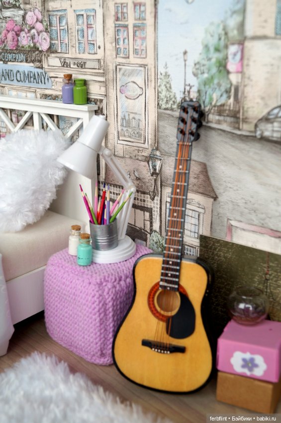 Спальня для Рапунцель — Румбоксы и кукольные интерьеры: фото (фото 2)