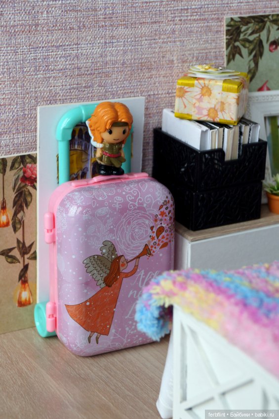 Спальня для Рапунцель — Румбоксы и кукольные интерьеры: фото (фото 10)