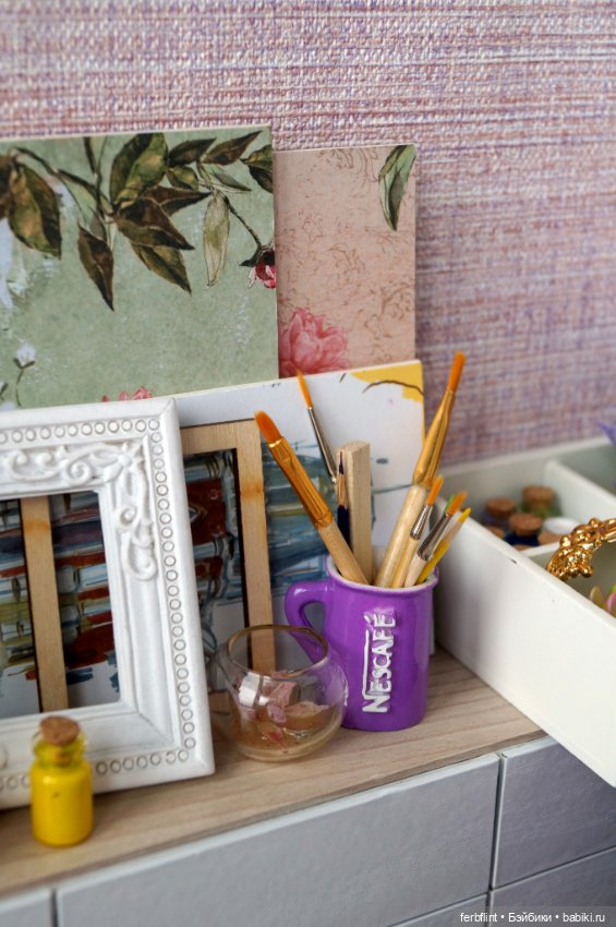 Спальня для Рапунцель — Румбоксы и кукольные интерьеры: фото (фото 6)