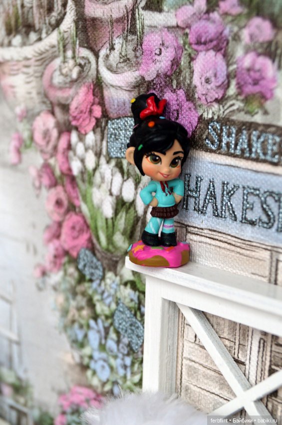 Спальня для Рапунцель — Румбоксы и кукольные интерьеры: фото (фото 4)