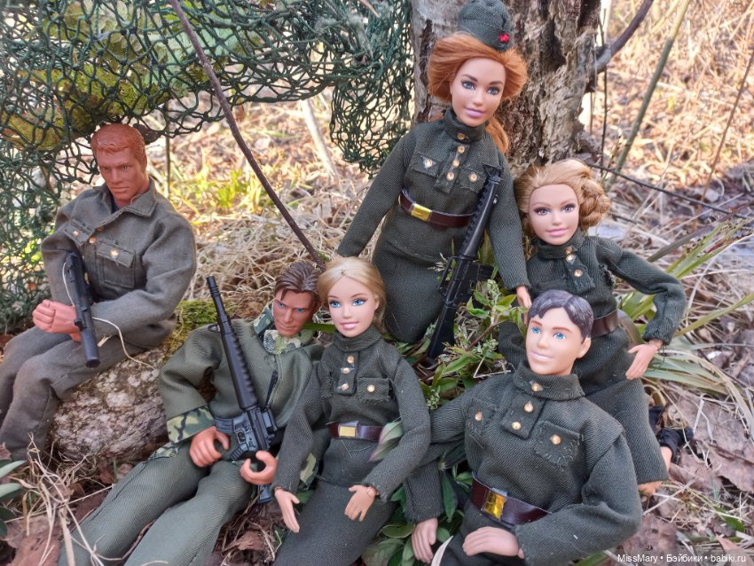С Днем Победы — Куклы Barbie (Барби): Looks