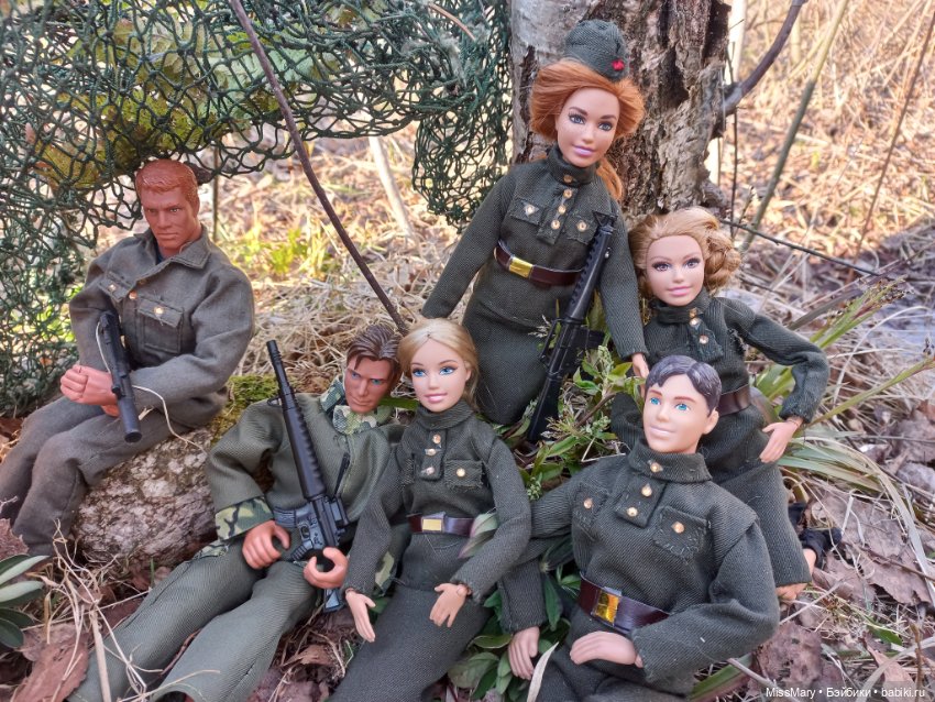 С Днем Победы — Куклы Barbie (Барби): Looks