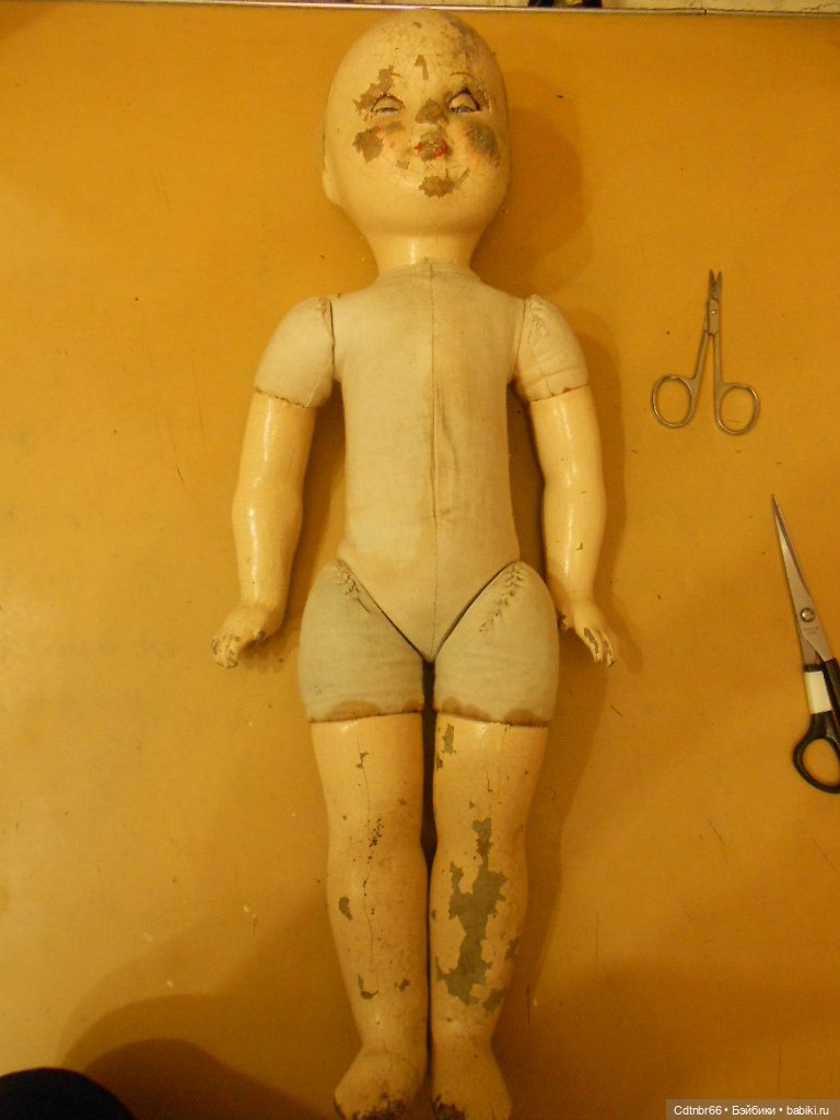 С днём ПОБЕДЫ! Пополнение. Очередная реставрация опилочной куклы России (фото 3)