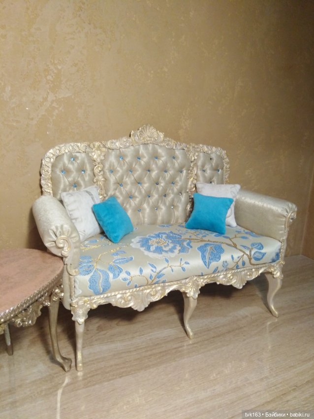 Диван для кукол — Авторские игрушки ручной работы: Тедди (фото 3)