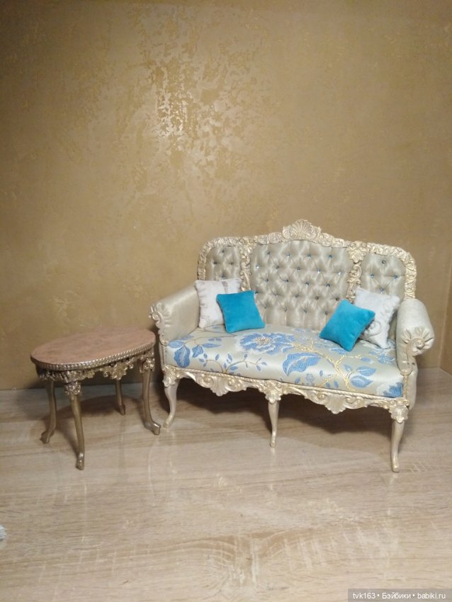 Диван для кукол — Авторские игрушки ручной работы: Тедди