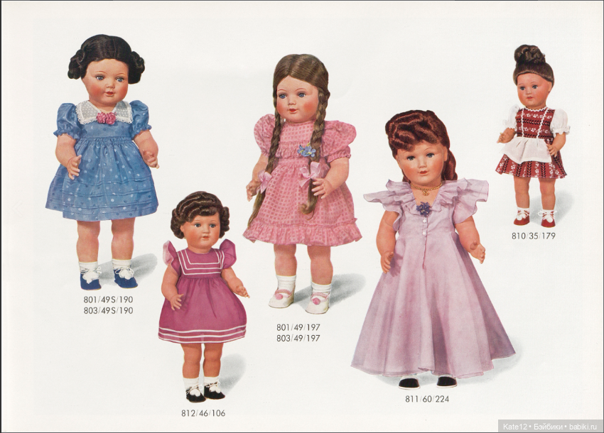 CELLBA каталог 1950 года — Винтажные куклы ГДР (Немки): Бигги