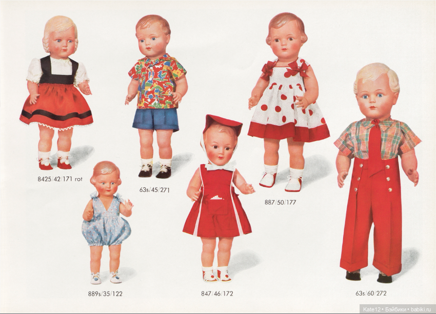 CELLBA каталог 1950 года — Винтажные куклы ГДР (Немки): Бигги (фото 5)