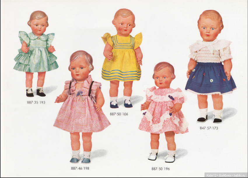 CELLBA каталог 1950 года — Винтажные куклы ГДР (Немки): Бигги (фото 9)