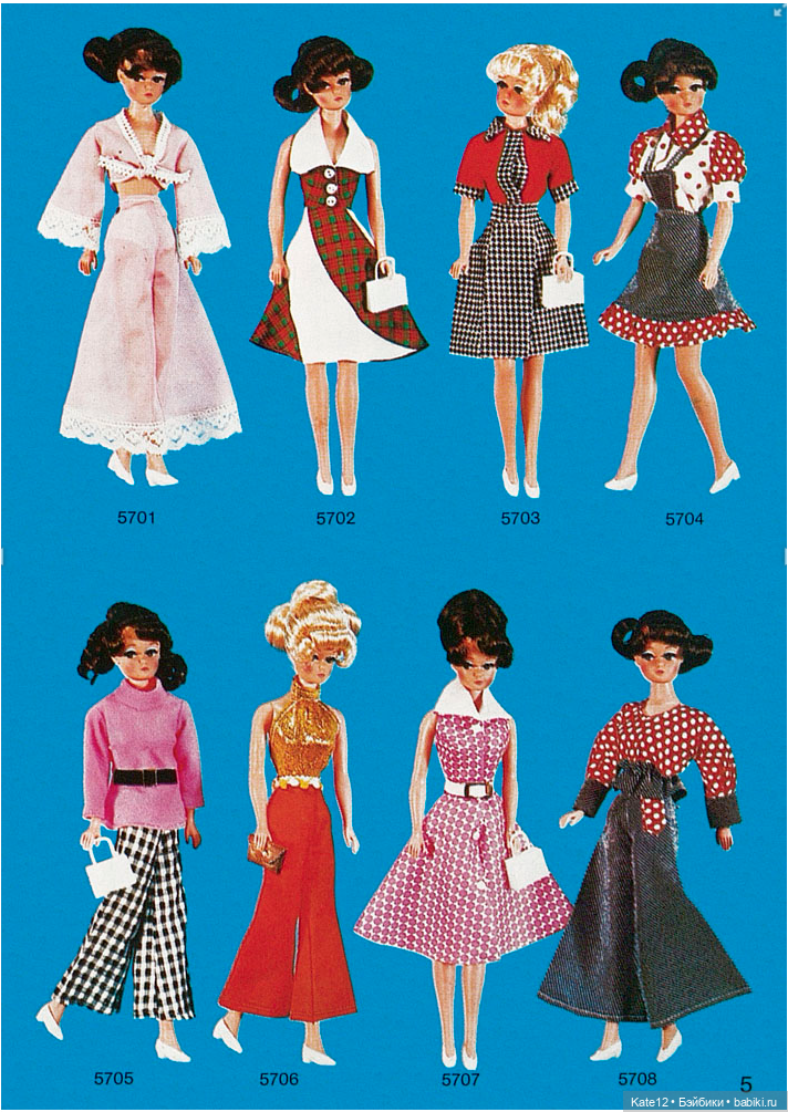 Кукольная мода 1975 год — Винтажные куклы ГДР (Немки): Бигги (фото 5)