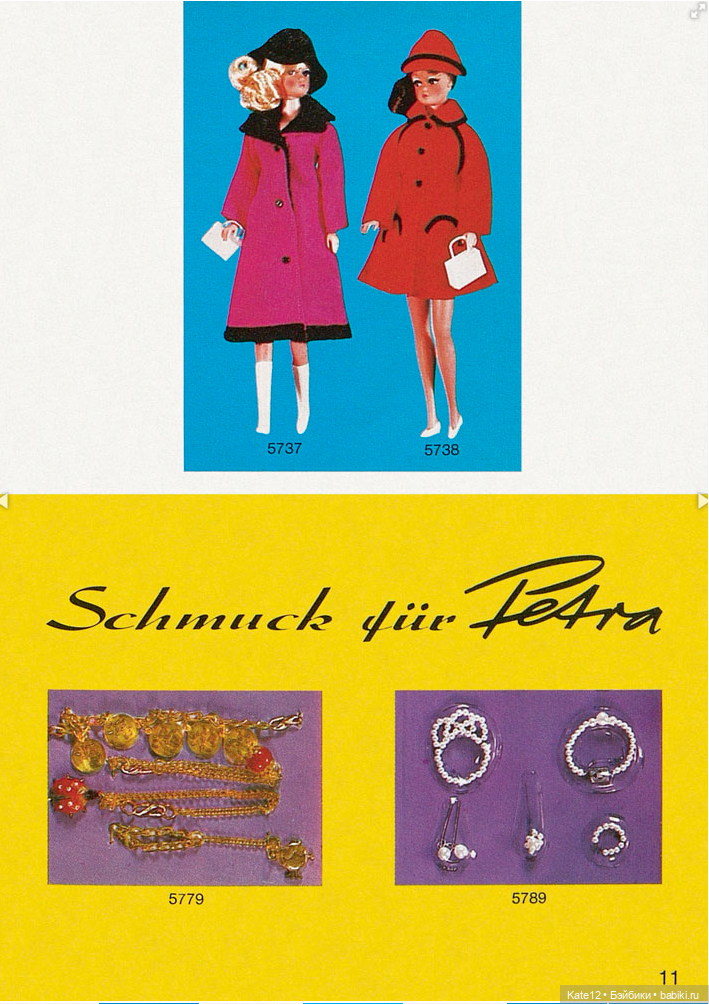 Кукольная мода 1975 год — Винтажные куклы ГДР (Немки): Бигги