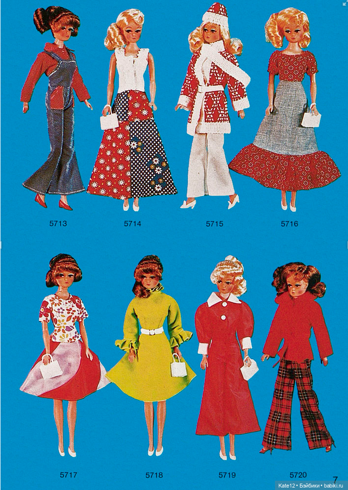 Кукольная мода 1975 год — Винтажные куклы ГДР (Немки): Бигги (фото 7)