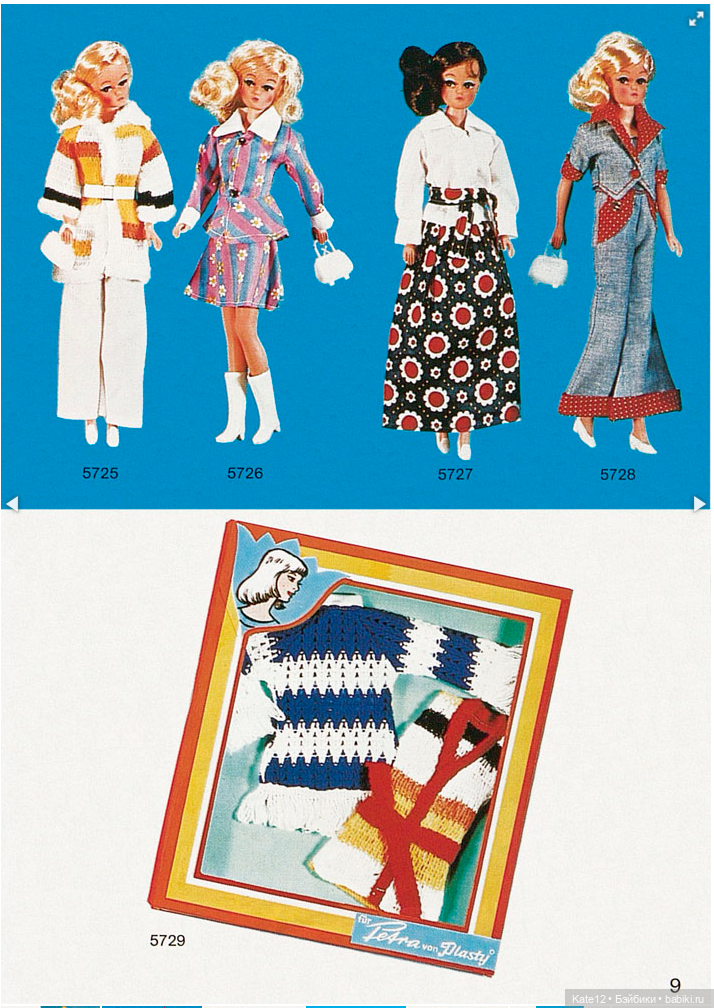Кукольная мода 1975 год — Винтажные куклы ГДР (Немки): Бигги (фото 9)