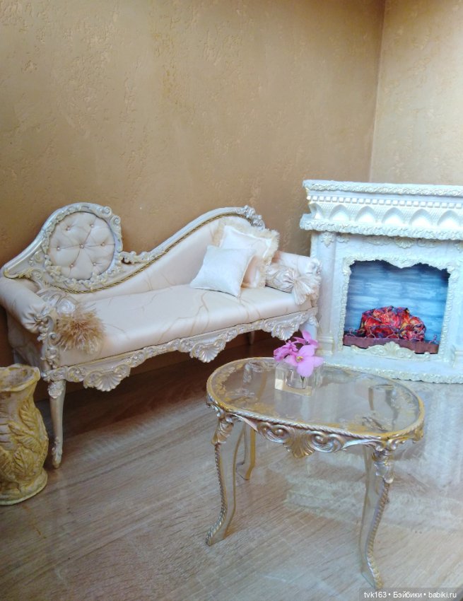 Нежный набор мебели — Мебель для кукол и домиков: фото