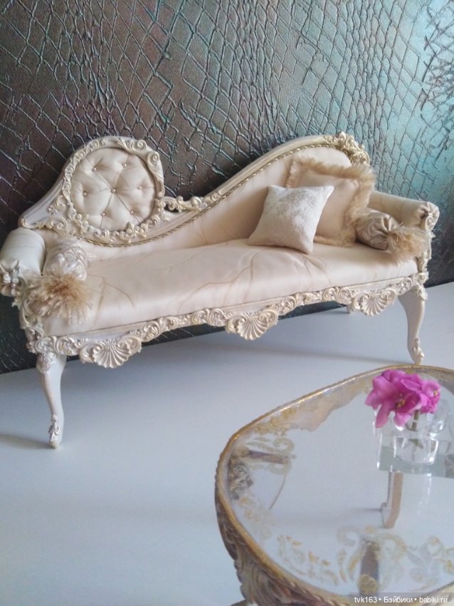 Нежный набор мебели — Мебель для кукол и домиков: фото (фото 6)