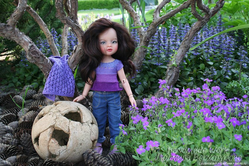 Фиолетовое лето — Одежда и обувь для кукол своими руками: фото (фото 4)