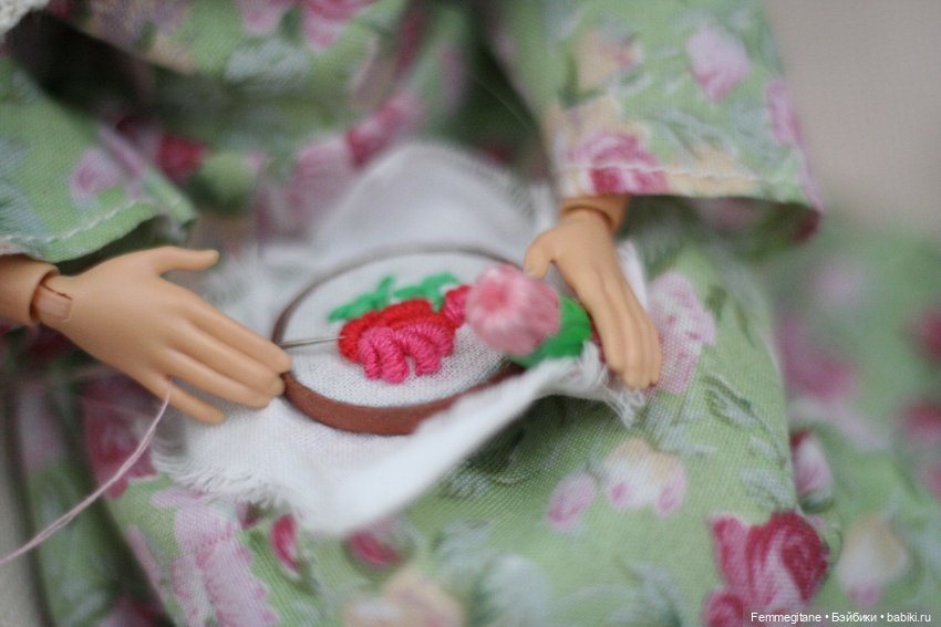 Мечтательная пани — ООАК и кастом Барби (Barbie): репейнт (фото 5)