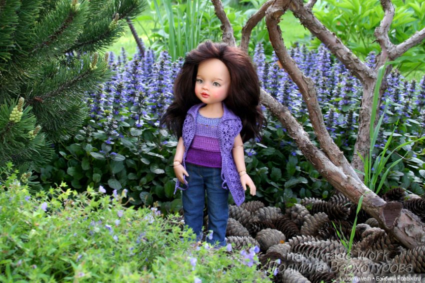 Фиолетовое лето — Одежда и обувь для кукол своими руками: фото (фото 3)
