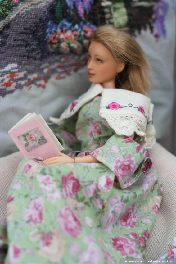 Мечтательная пани — ООАК и кастом Барби (Barbie): репейнт (фото 7)