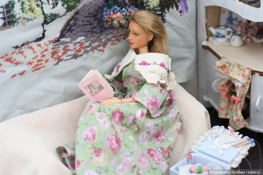 Мечтательная пани — ООАК и кастом Барби (Barbie): репейнт (фото 8)