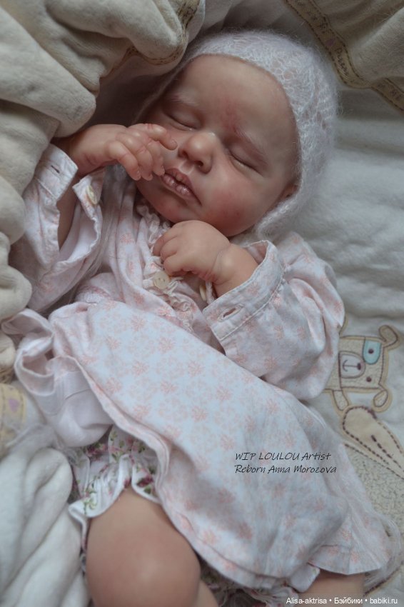 ЛоуЛоу малышка в процессе работы. Кукла-реборн Анны Морозовой