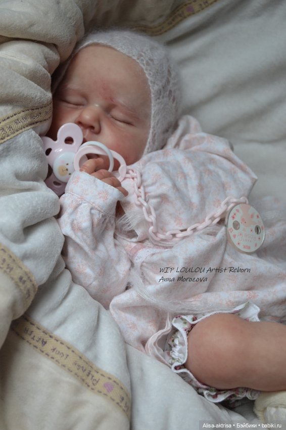 ЛоуЛоу малышка в процессе работы. Кукла-реборн Анны Морозовой