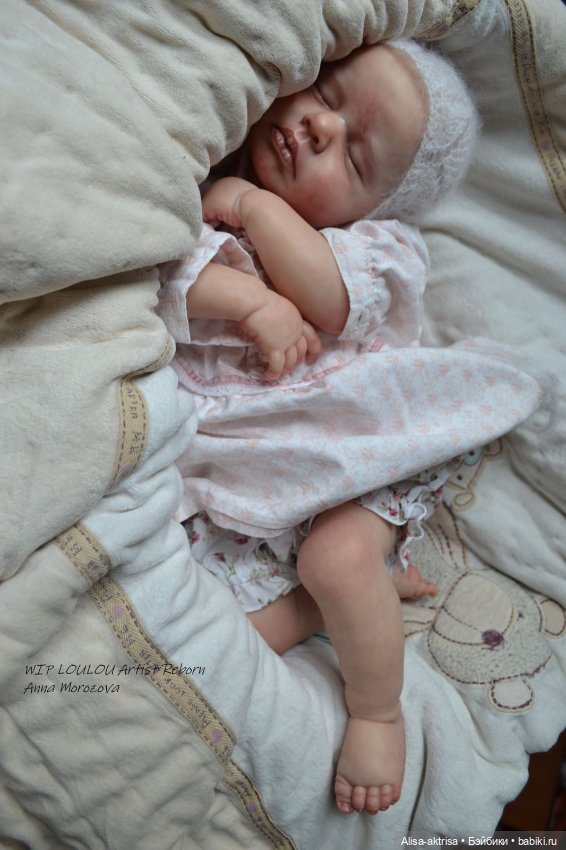 ЛоуЛоу малышка в процессе работы. Кукла-реборн Анны Морозовой