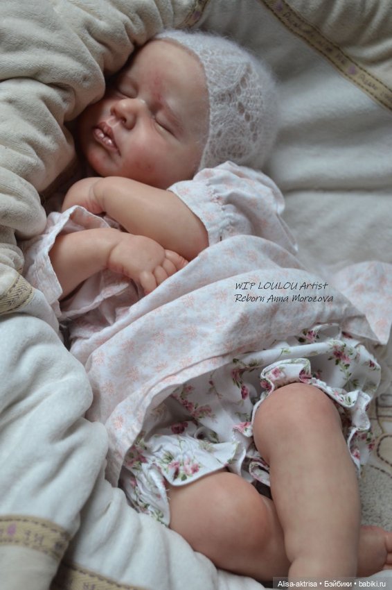 ЛоуЛоу малышка в процессе работы. Кукла-реборн Анны Морозовой