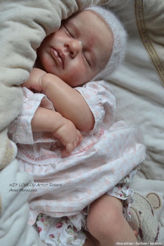 ЛоуЛоу малышка в процессе работы. Кукла-реборн Анны Морозовой