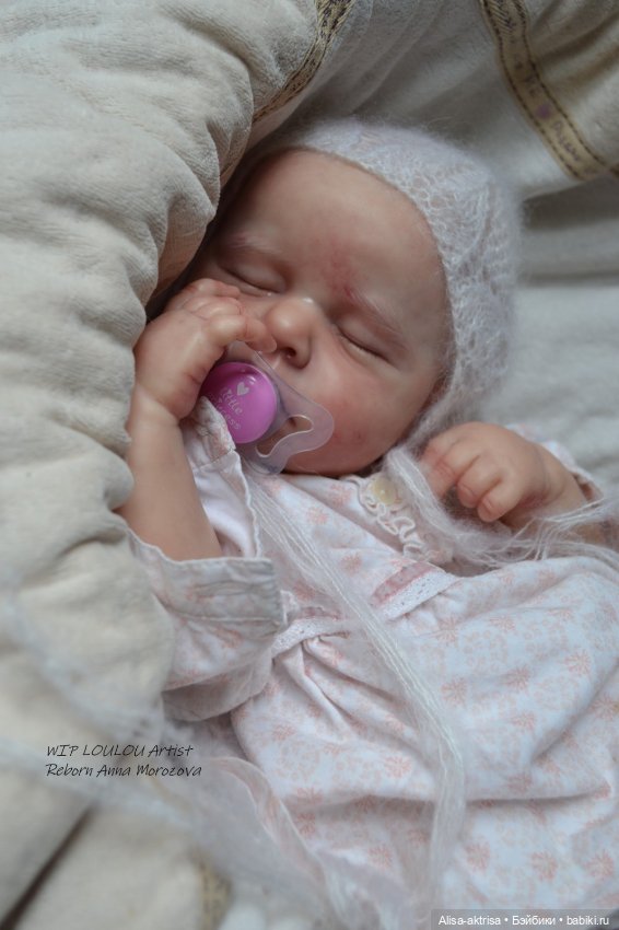 ЛоуЛоу малышка в процессе работы. Кукла-реборн Анны Морозовой