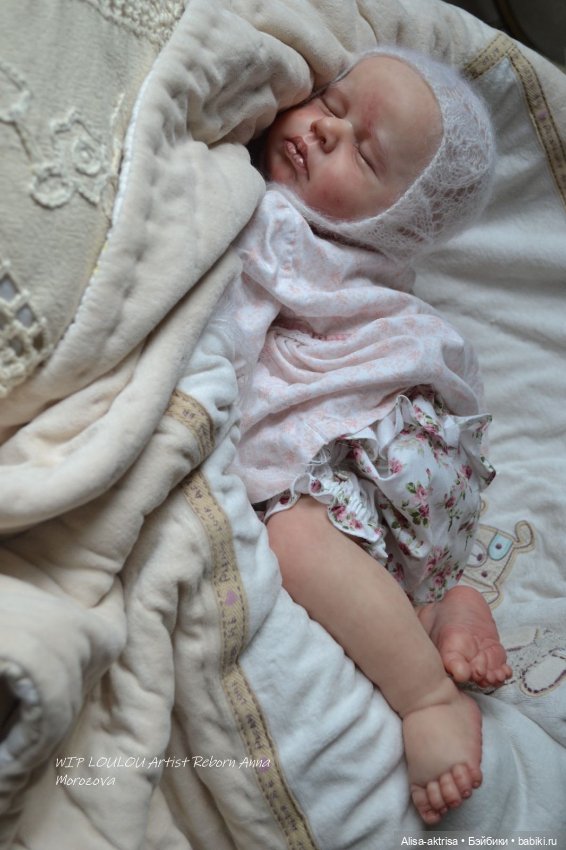 ЛоуЛоу малышка в процессе работы. Кукла-реборн Анны Морозовой (фото 3)