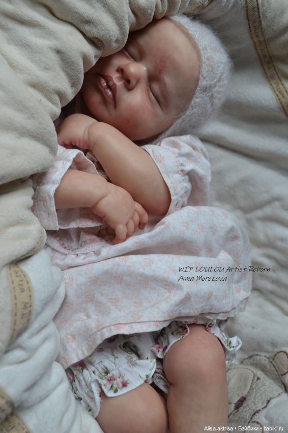 ЛоуЛоу малышка в процессе работы. Кукла-реборн Анны Морозовой