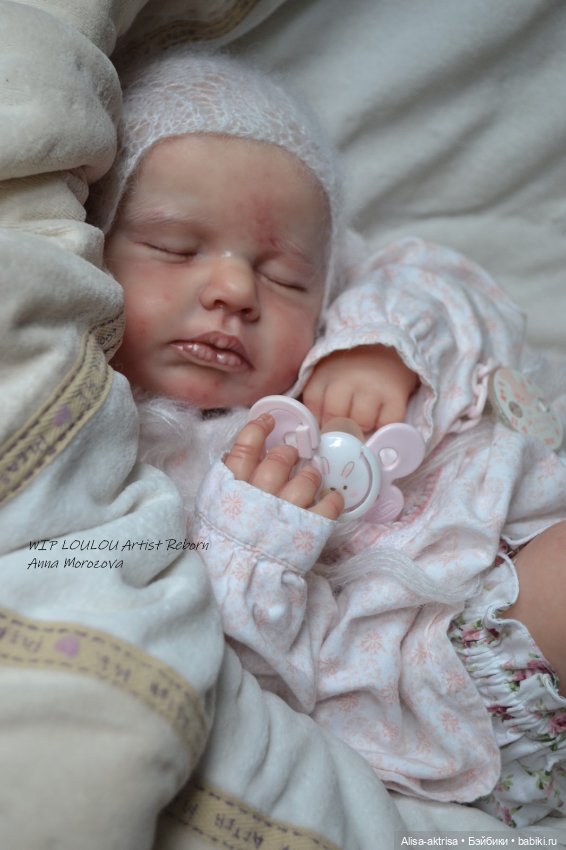 ЛоуЛоу малышка в процессе работы. Кукла-реборн Анны Морозовой