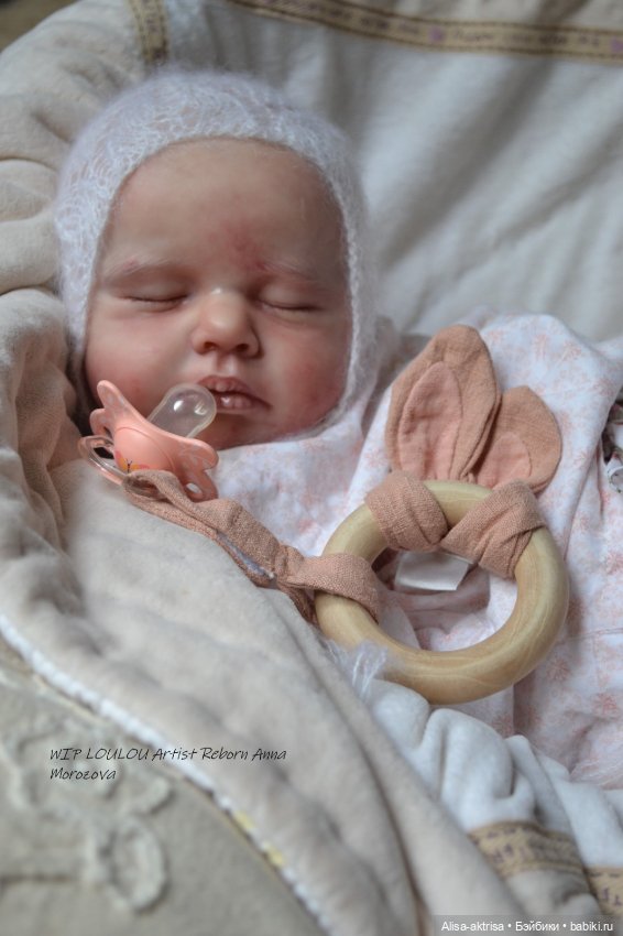 ЛоуЛоу малышка в процессе работы. Кукла-реборн Анны Морозовой