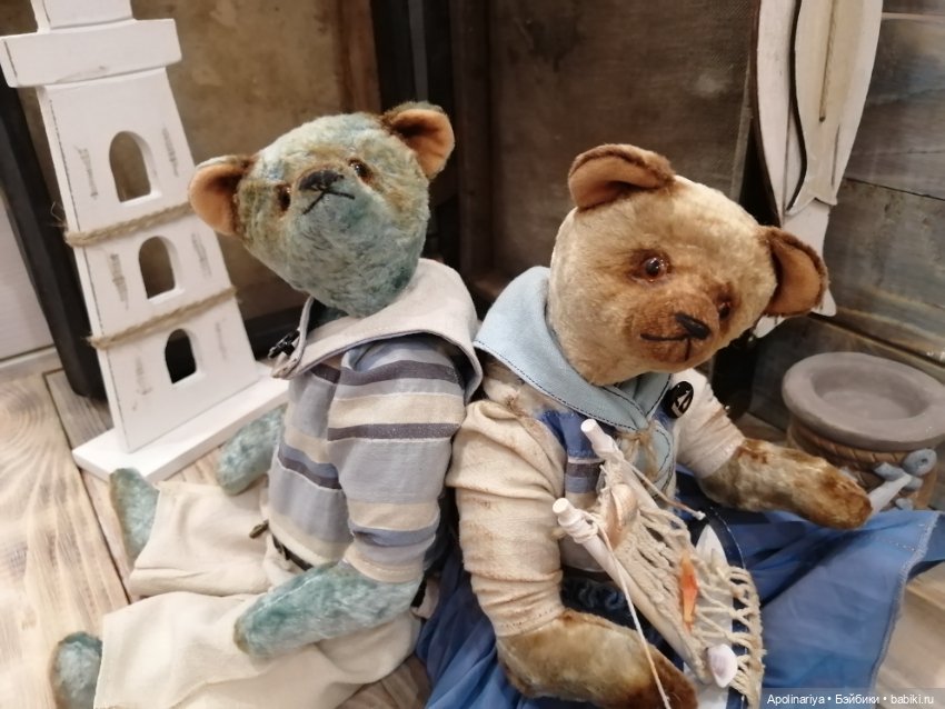 Pauline и Jean-Paul ❤️ — Авторские мишки Тедди и друзья: фото