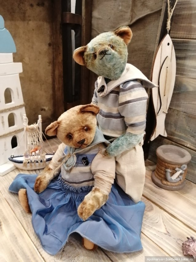 Pauline и Jean-Paul ❤️ — Авторские мишки Тедди и друзья: фото