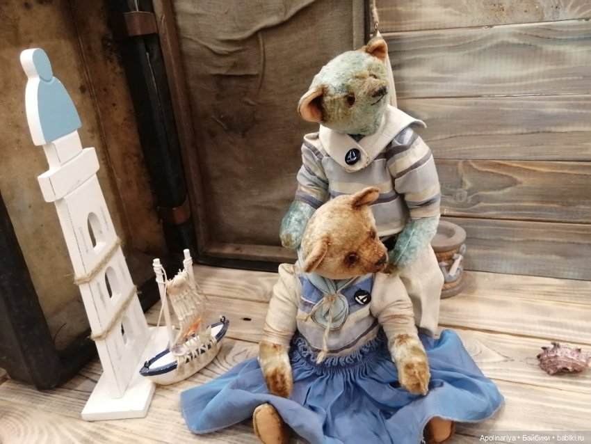 Pauline и Jean-Paul ❤️ — Авторские мишки Тедди и друзья: фото (фото 9)