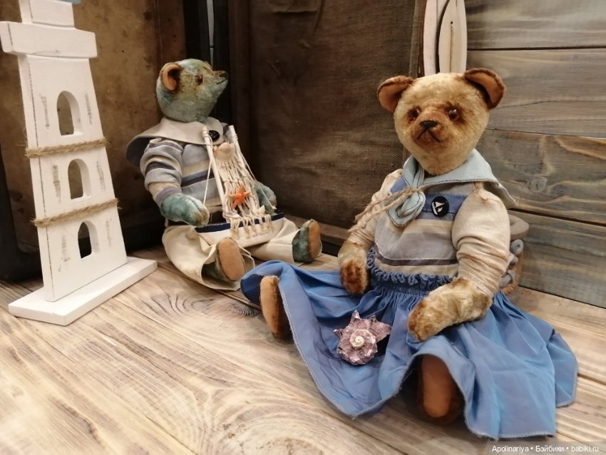 Pauline и Jean-Paul ❤️ — Авторские мишки Тедди и друзья: фото