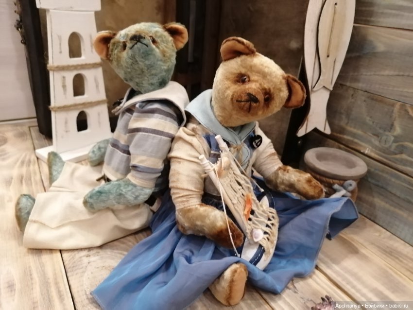 Pauline и Jean-Paul ❤️ — Авторские мишки Тедди и друзья: фото