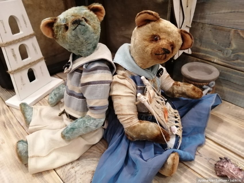 Pauline и Jean-Paul ❤️ — Авторские мишки Тедди и друзья: фото