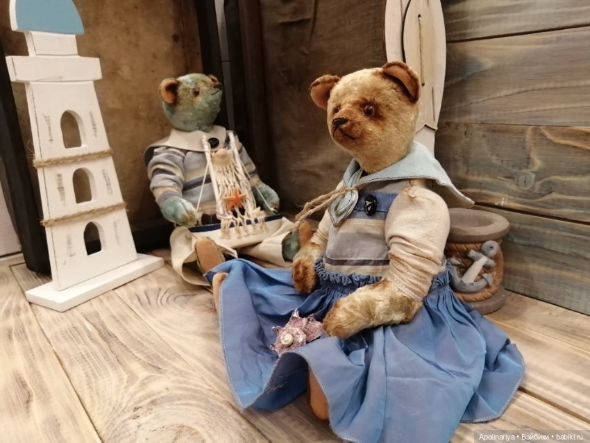 Pauline и Jean-Paul ❤️ — Авторские мишки Тедди и друзья: фото