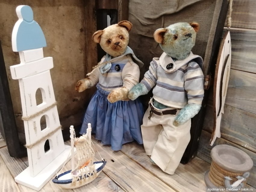 Pauline и Jean-Paul ❤️ — Авторские мишки Тедди и друзья: фото (фото 8)