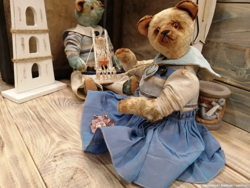 Pauline и Jean-Paul ❤️ — Авторские мишки Тедди и друзья: фото