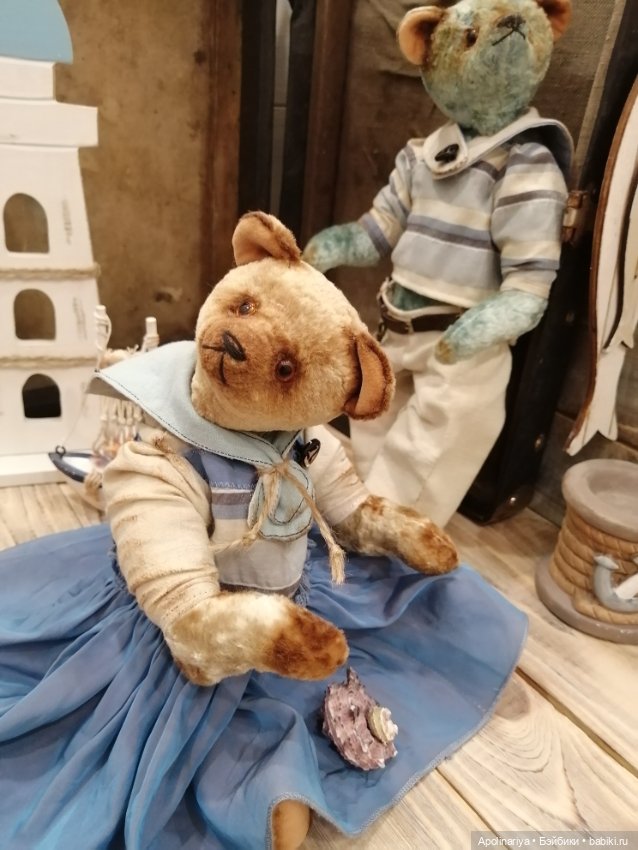 Pauline и Jean-Paul ❤️ — Авторские мишки Тедди и друзья: фото