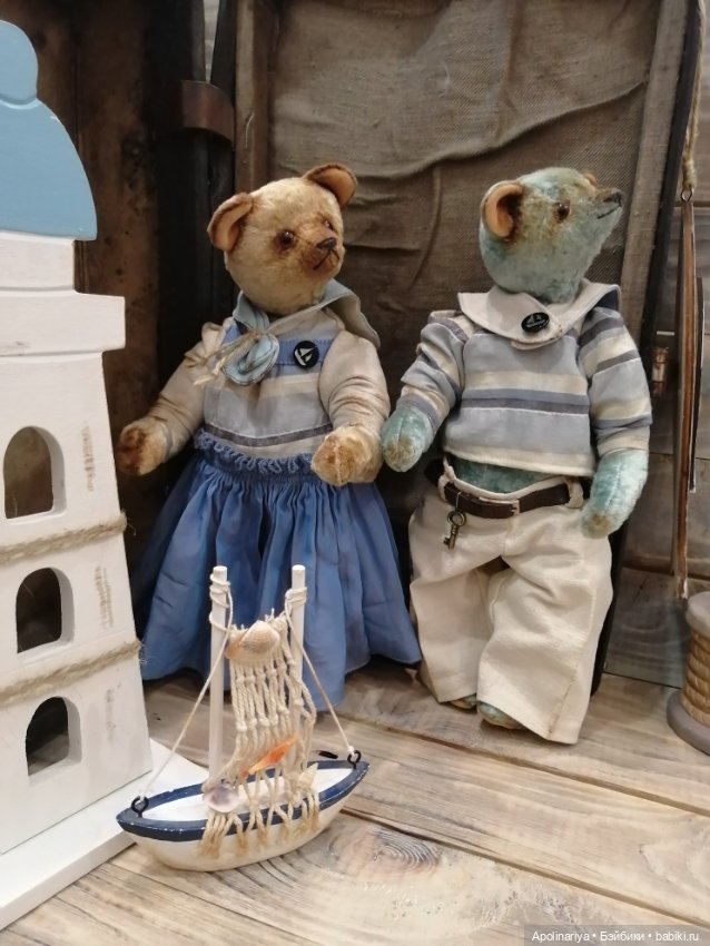 Pauline и Jean-Paul ❤️ — Авторские мишки Тедди и друзья: фото (фото 6)