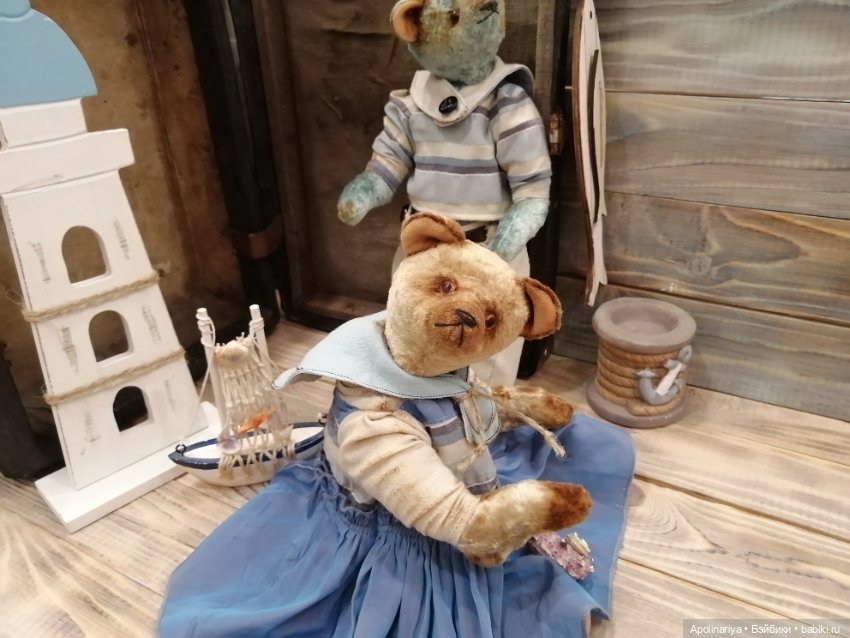 Pauline и Jean-Paul ❤️ — Авторские мишки Тедди и друзья: фото (фото 2)