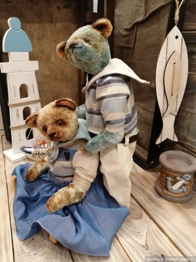 Pauline и Jean-Paul ❤️ — Авторские мишки Тедди и друзья: фото (фото 10)