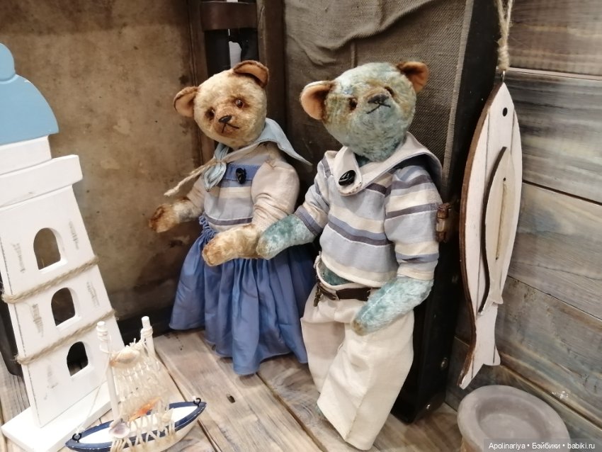 Pauline и Jean-Paul ❤️ — Авторские мишки Тедди и друзья: фото (фото 7)