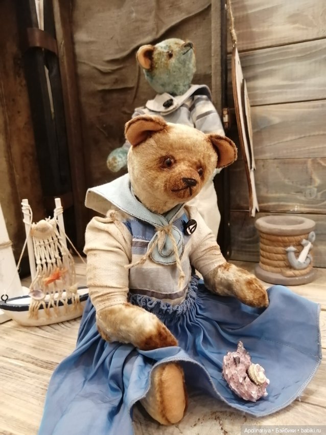 Pauline и Jean-Paul ❤️ — Авторские мишки Тедди и друзья: фото (фото 3)