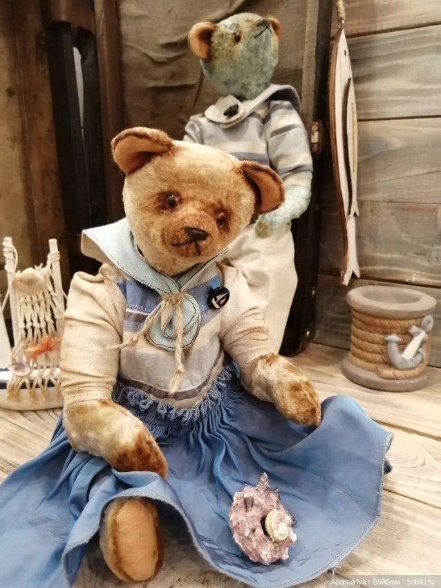 Pauline и Jean-Paul ❤️ — Авторские мишки Тедди и друзья: фото (фото 4)