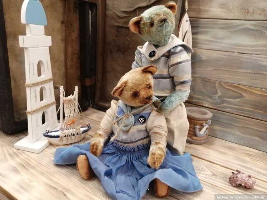 Pauline и Jean-Paul ❤️ — Авторские мишки Тедди и друзья: фото